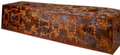 Chinese lacquered coffin, Hubei Museum, GNU Free License